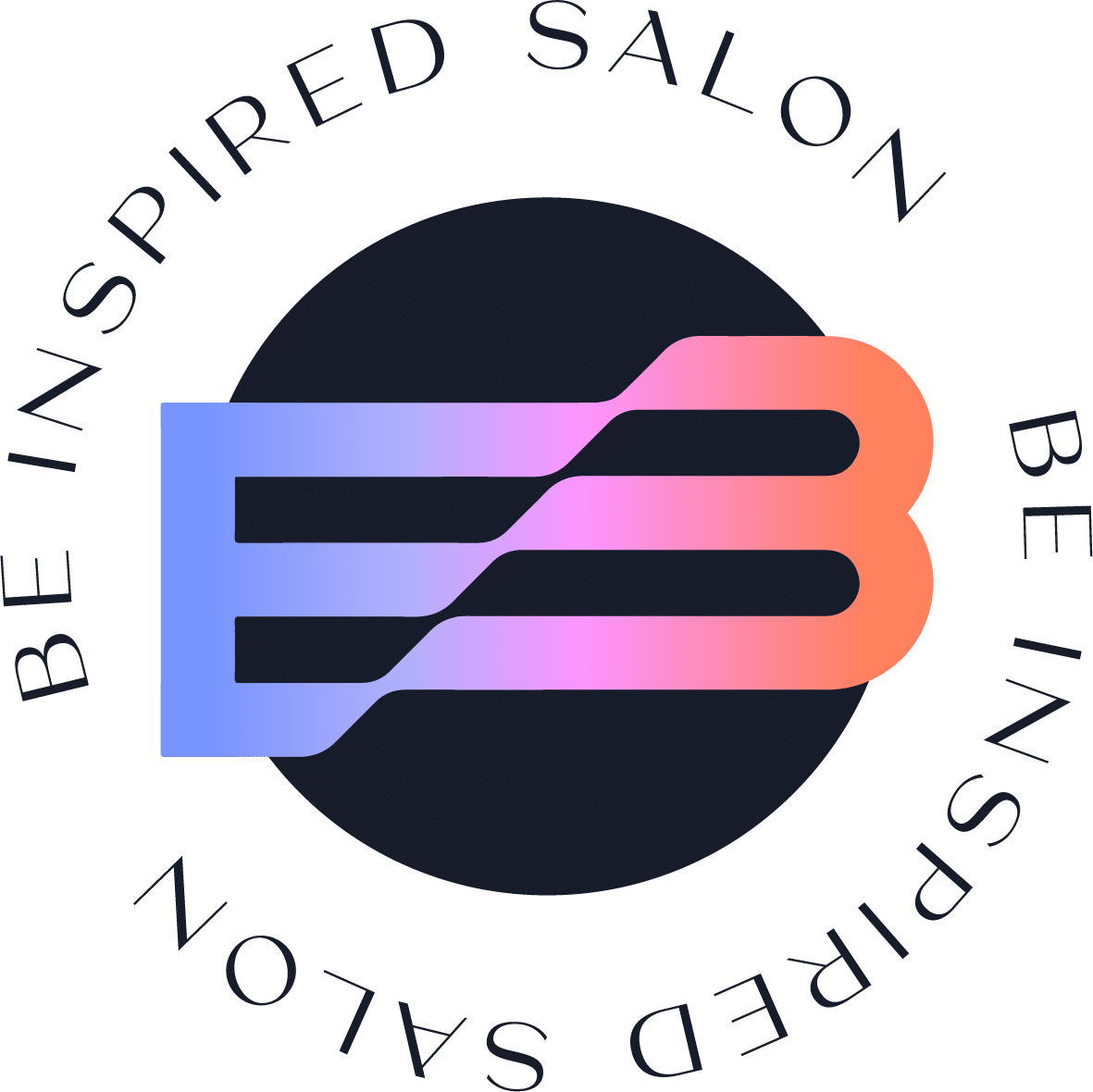 Be Inspired Salon Logo Badge